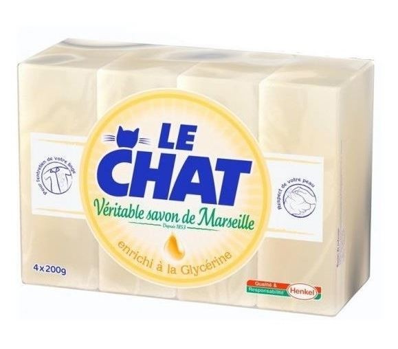 Le Chat mydło w kostce 4x200g Gliceryne (10)[F]