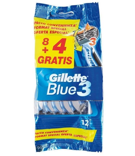 Gillette zestaw maszynek Blue3 8+4szt (20)[D,GB,F]