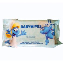 Smurf BabyWipes chusteczki dla dzieci 72szt(14)[D]