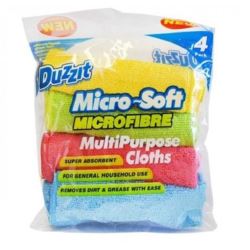 Duzzit Micro-Soft Microfibre ścierki 4szt (24)[UK]