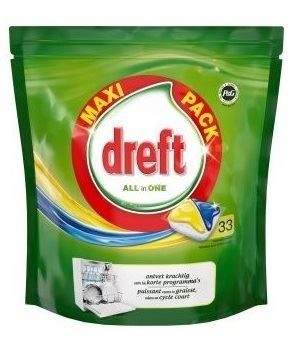 Dreft All In One kaps. do zmywarki 33szt Lemon(5)