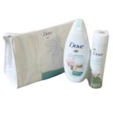 Dove Pack: kosmetyczka+ olejek150ml+ żel 250ml(40)
