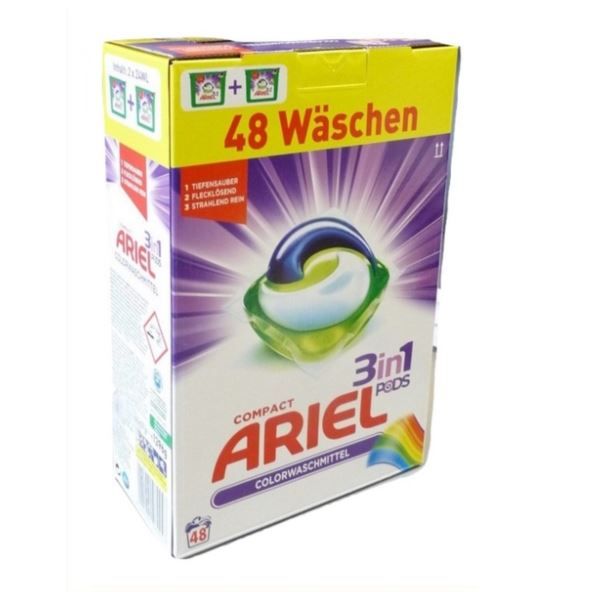 Ariel kapsułki 3w1 24+24szt/ 1,296g [D,AT]