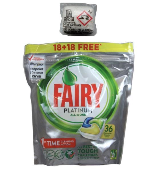 Fairy/ Dreft Platinum 18+18- 36szt Lemon(5)[GB,SE]