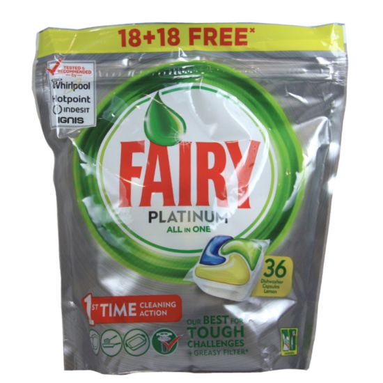Fairy/ Dreft Platinum 18+18- 36szt Lemon(5)[GB,SE]