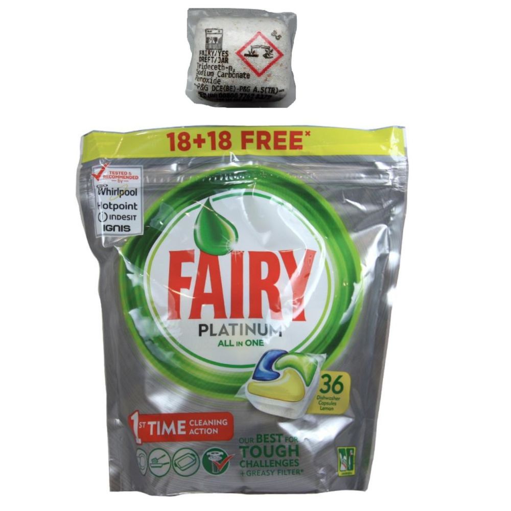 Fairy/ Dreft Platinum 18+18- 36szt Lemon(5)[GB,SE]