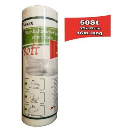 Voxxx Soft 50szt 16mb ścierka na rolce (32)[D,GB]