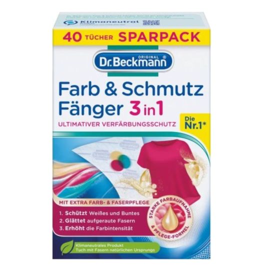 Dr.Beckmann 40+10szt chusteczki wyłap kolor[F]