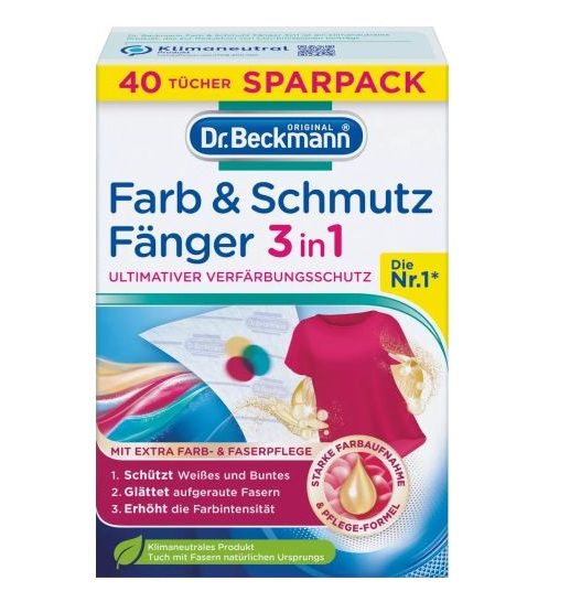 Dr.Beckmann 40+10szt chusteczki wyłap kolor[F]