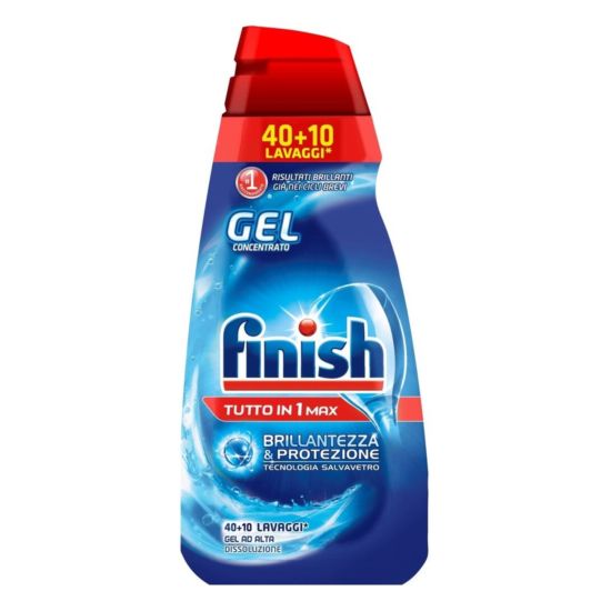 Finish Allin1 MAX 50cykl/ 1L żel do zmywarki(5[NL]