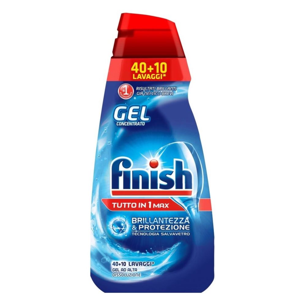 Finish Allin1 MAX 50cykl/ 1L żel do zmywarki(5[NL]