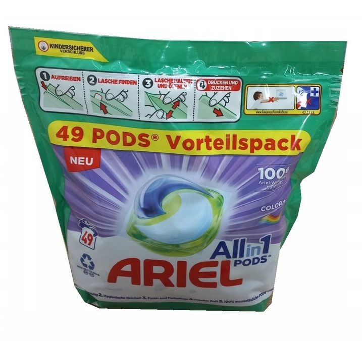 Ariel 49szt 3w1 kapsułki folia [D]