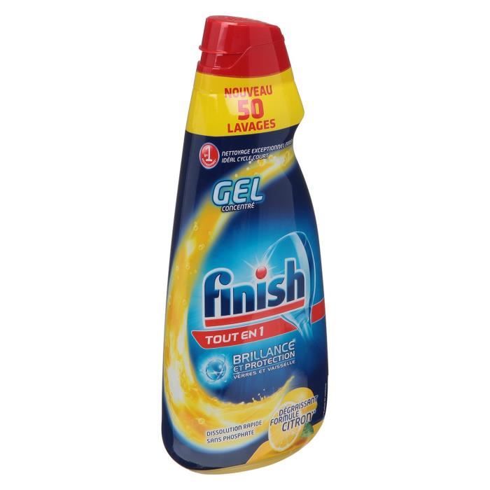 Finish Allin1 MAX 50cykl/ 1L żel do zmywarki(5[NL]