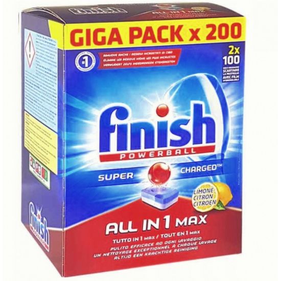 Finish All-In1 MAX 200szt tabletki [D,F]