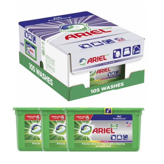 Ariel 3w1 3x35szt 105szt kapsułki [GR,MD]