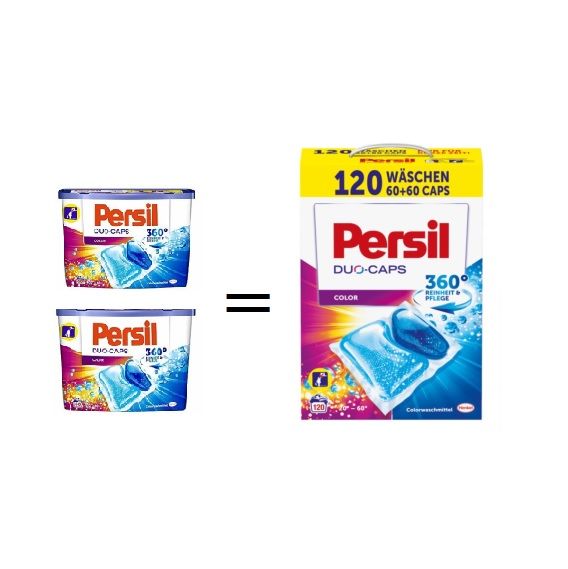 Persil DUO CAPS 120szt kapsułki pudełko [D]
