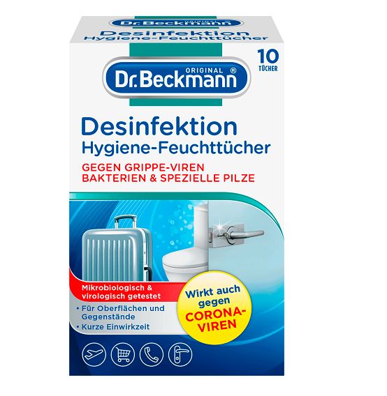 Dr.Beckmann 10szt chusteczki do dezynfekcji (12)D]