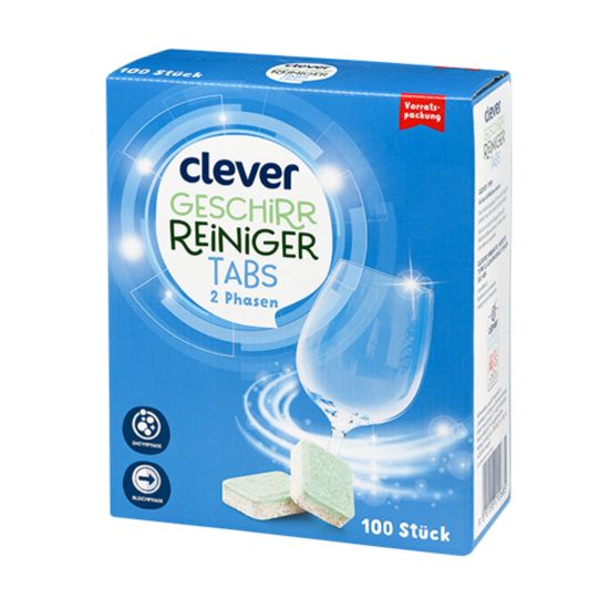 Clever 100szt Classic tabletki do zmywarki (5)[D]