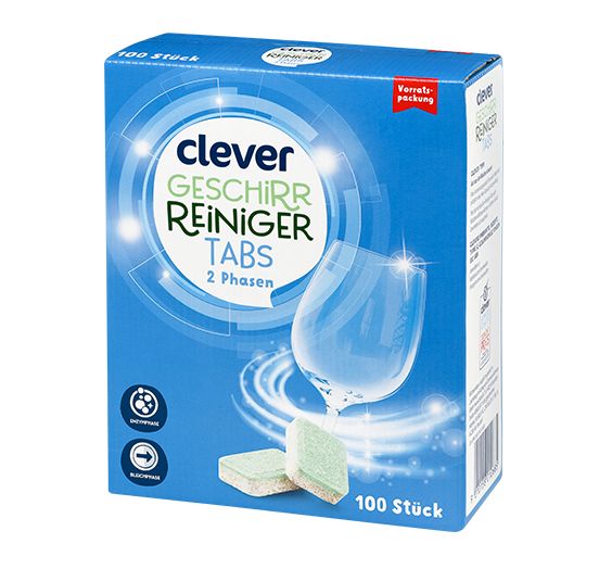 Clever 100szt Classic tabletki do zmywarki (5)[D]