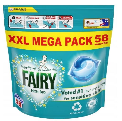 Fairy 58szt Non Bio kapsułki do prania (2)[GB]