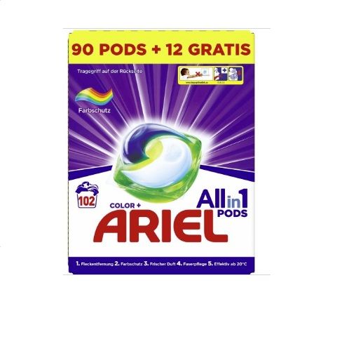 Ariel 102szt (3x34szt) 3w1 kapsułki [D,AT]
