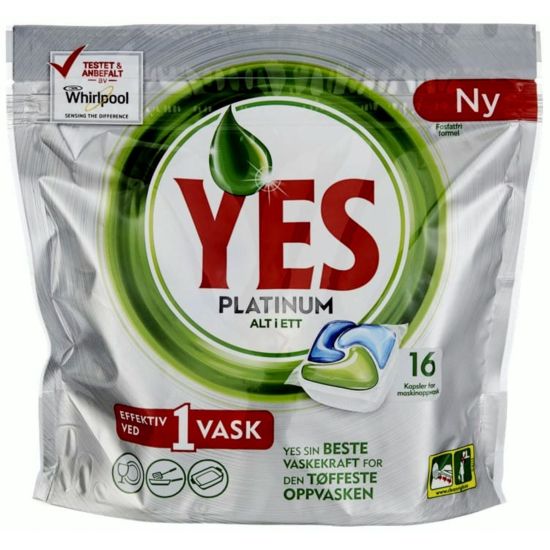 Yes 16szt Platinum Original do zmywarki (5)[NO]