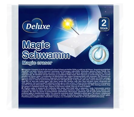 Deluxe 2szt Magic Schwamm magiczne gąbki folia(69)