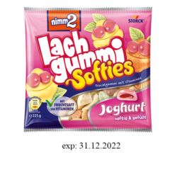 Nimm2 225g LachGummi Joghurt Softies żelki (24)[D]