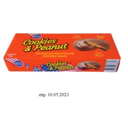 American Bakery 96g Cookies&Peanut ciastka (18)[D]