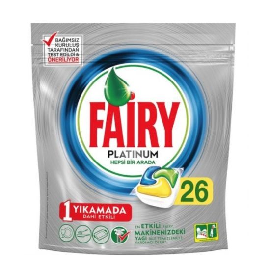 Fairy 26szt Platinum Lemon do zmywarki (5)[TR]