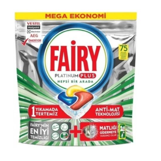 Fairy 75szt Platinum Lemon Plus do zmywarki (3)