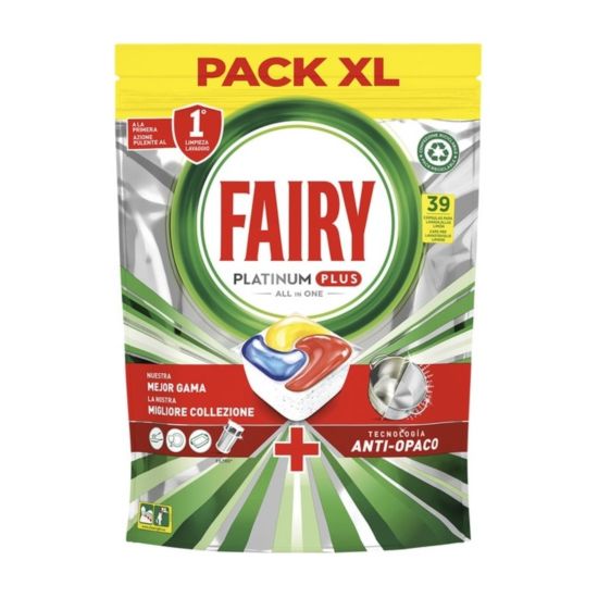 Fairy 39szt Platinum Plus Lemon do zmywarki(4)[ES]