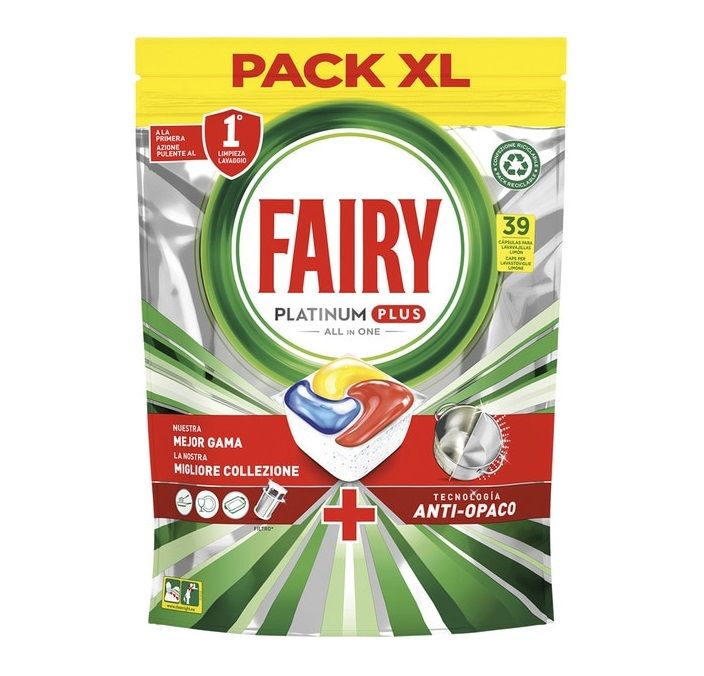 Fairy 39szt Platinum Plus Lemon do zmywarki(4)[ES]