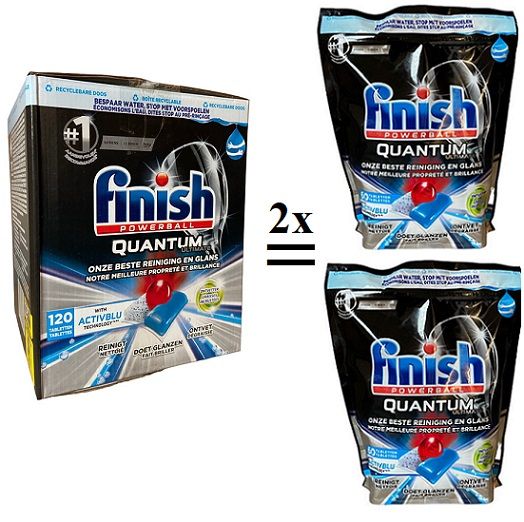 Finish 2x60/ 120szt Quant Ultim do zmywarki [D]