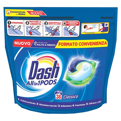 Dash 38szt 3w1 Classico kapsułki (disp)[IT]