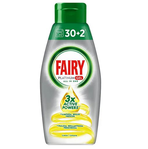 Fairy 650ml Platinum Lemon żel do zmywarki(12)[IT]