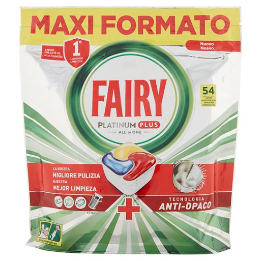 Fairy 54szt Platinum Plus Lemon do zmywarki(3)[IT]