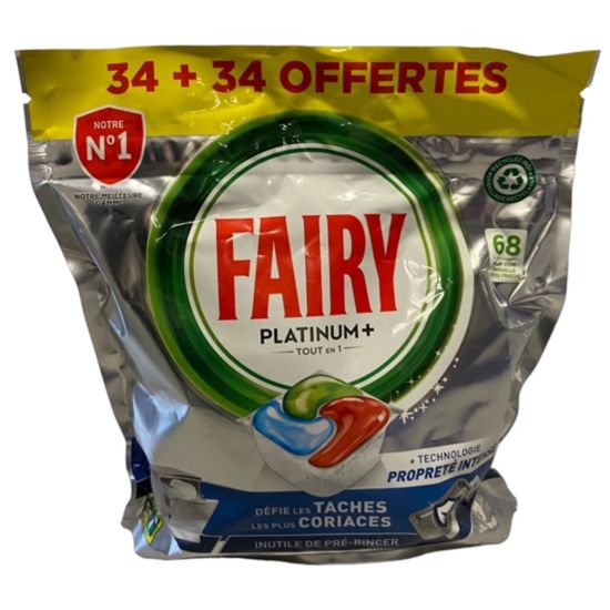 Fairy 68szt Platinum Plus Blue do zmywarki(3)[F]