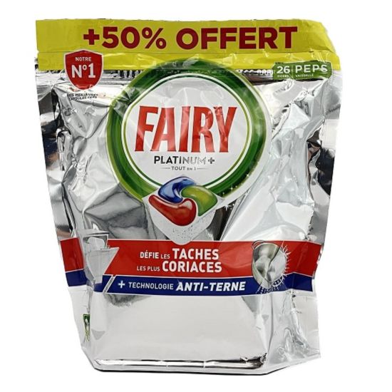Fairy 26szt Platinum Plus Blue do zmywarki (5)[F]