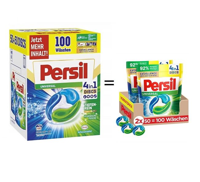 Persil 100szt/ 2x50szt discs Uni duopack [D]