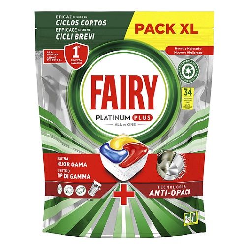 Fairy 34szt Platinum Plus do zmywarki (disp)(FR)