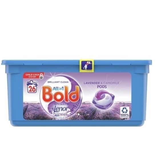 Bold with Lenor 26szt 3w1 Lavender kaps (3)[GB]