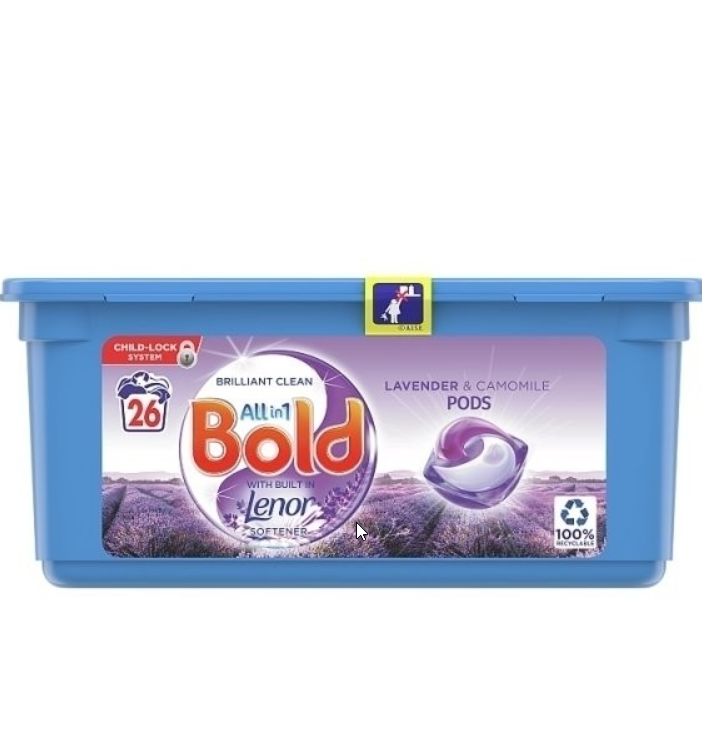 Bold with Lenor 26szt 3w1 Lavender kaps (3)[GB]