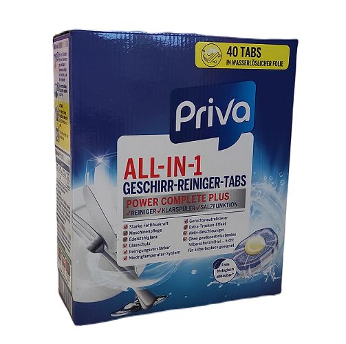 Priva 40szt All in One tabletki do zmywarki (7)[D]