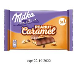 Milka 185g/ 5szt  Riegel Peanut Caramel (13)[D,CH]