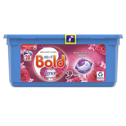 Bold with Lenor 28szt 3w1 Jasmine pudełko (3)[GB]