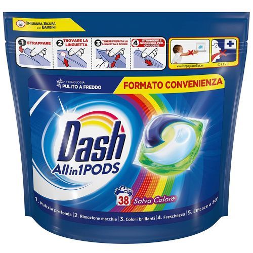 Dash 38szt 3w1 Salva Colore kapsułki (disp)[IT]