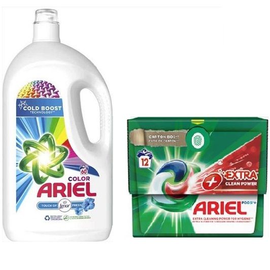 Ariel 60p/ 3,3L Color + Ariel 12szt kaps (3)[MULT]