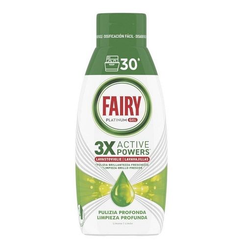 Fairy 600ml Platinum Lemon żel do zmywarki(12)[IT]