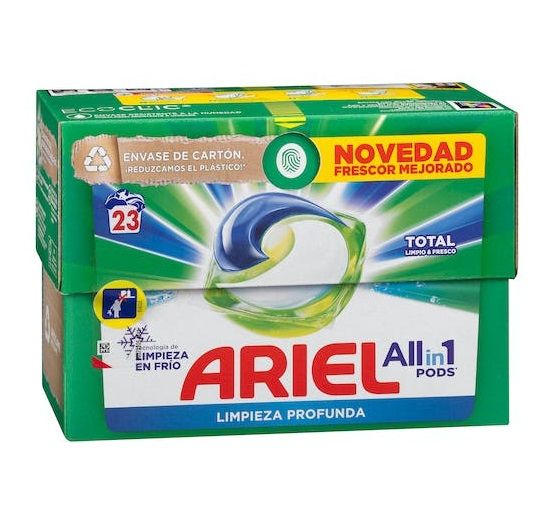Ariel 23szt 3w1 kapsułki karton (12)[ESP]